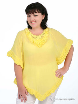 Блуза Зар-Стиль женская, цвет желтый