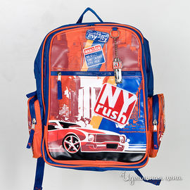 Рюкзак Avantre "NY RUSH" для мальчика, цвет красный / синий