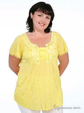 Блуза Зар-Стиль женская, цвет желтый