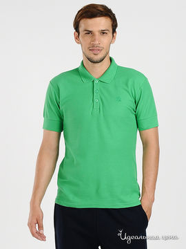 Рубашка-поло Fruit of the Loom мужская, цвет зеленый