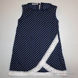 Платье Oncle Tom для девочки, цвет синий / белый