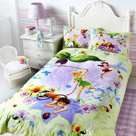 Комплект постельного белья Togas "ФЕИ", цвет зеленый, 1, 5 спальный