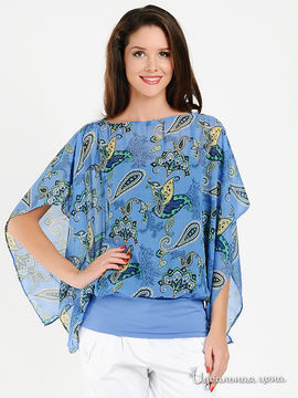 Блуза Mix Turkey женская, цвет голубой