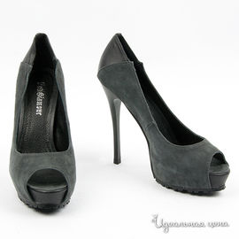 Туфли ANTIGLAMOUR женские, цвет темно-серый