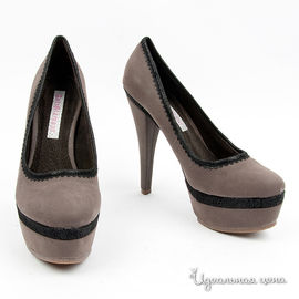 Туфли ANTIGLAMOUR женские, цвет коричневый / черный
