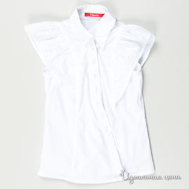 Блузка Timole для девочки, цвет белый