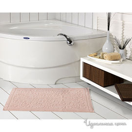 Полотенце-коврик для ванной Issimo, цвет бледно-розовый, 50х80 см