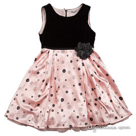 Платье Gulliver для девочки, цвет черный / розовый