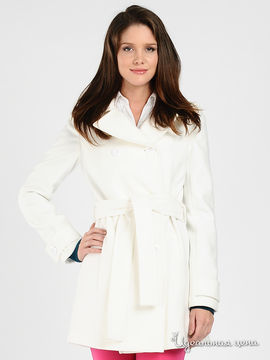 Пальто SS by SS женское, цвет белый