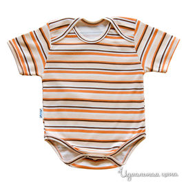 Боди Микита для ребенка, цвет бежевый / апельсиновый / шоколадный