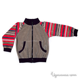 Куртка Микита для ребенка, цвет красный / серый