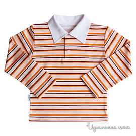 Рубашка Микита для ребенка, цвет бежевый / апельсиновый / шоколадный