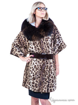 Пальто BALIZZA женское, принт леопард
