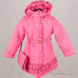 Куртка с поясом ComusL для девочки, цвет розовый