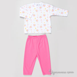 Пижама Liliput для девочки, цвет белый / розовый