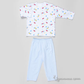 Пижама Liliput для мальчика, цвет белый / голубой
