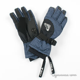 Перчатки для сноуборда и лыж Roxy женские, цвет черный / серый