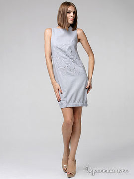 Платье Fleuretta женское, цвет серебряный