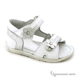 Босоножки Petit shoes для девочки, цвет белый