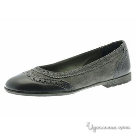 Туфли Petit shoes для девочки, цвет серый