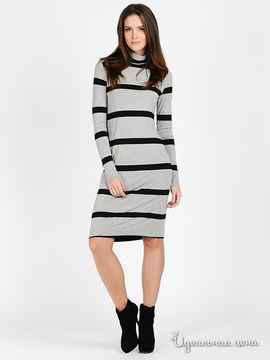 Платье Magnolica женское, цвет серый / черный