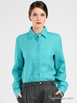 Блуза in moda женская, цвет лазурный