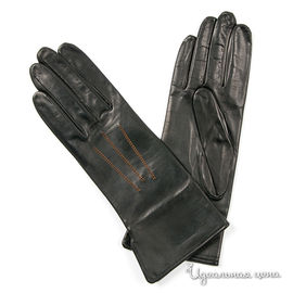 Перчатки Agnelle женские, цвет черный / коричневый