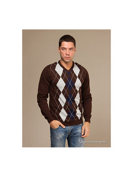Пуловер MIXIN мужской, цвет коричневый