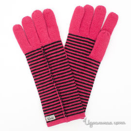 Перчатки ROECKL женские, цвет фуксия / черный