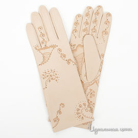 Перчатки ROECKL женские, цвет серо-бежевый