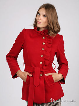 Пальто Fleuretta женское, цвет красный