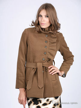 Пальто Fleuretta женское, цвет коричневый