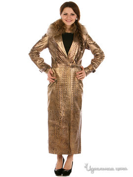 пальто SOCIETA&ATOS LOMBARDINI женское, цвет золотой