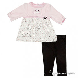 Комплект Rene Rofe для девочки, цвет нежно-розовый / черный, 2 пр.