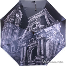 Зонт Flioraj женский, цвет серый / черный