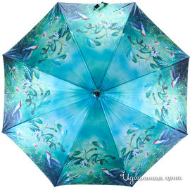 Зонт трость Flioraj женский, цвет бирюзовый