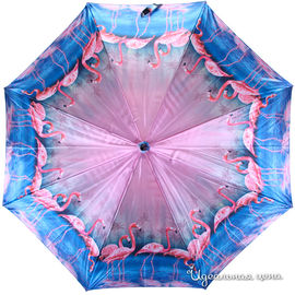 Зонт трость Flioraj женский, цвет синий / розовый