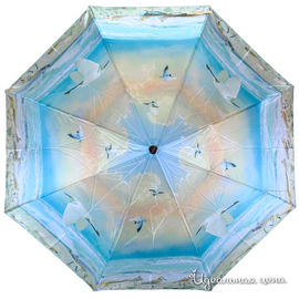 Зонт Flioraj женский, цвет серый / голубой