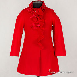 Пальто ComusL для девочки, цвет красный