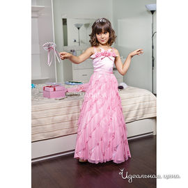 Платье Мадама для девочки, цвет нежно-розовый