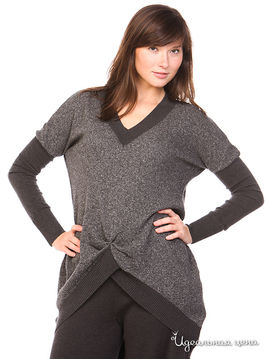 Пуловер Oblique женская, цвет темно-серый