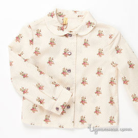 Блуза Карамелли для девочки, цвет бежевый