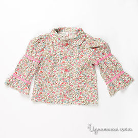 Блуза Карамелли для девочки, цвет мультиколор
