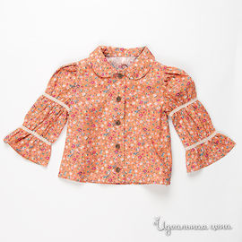 Блуза Карамелли для девочки, цвет оранжевый