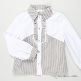 Блуза Карамелли для девочки, цвет белый