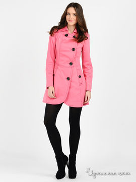 Пальто Message женское, цвет розовый