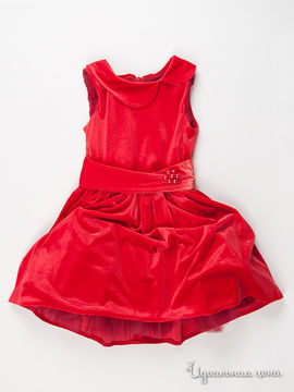Платье GT Basic "КРАСНЫЙ БАРХАТ" для девочки, красный