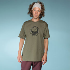 Мужская футболка Scrape Icon; зеленый