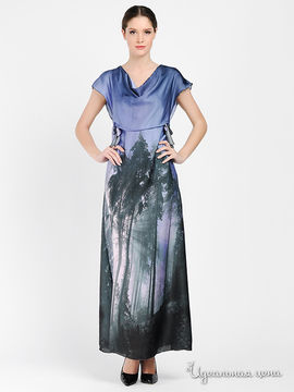 Платье Adzhedo женское, цвет сиреневый / серый