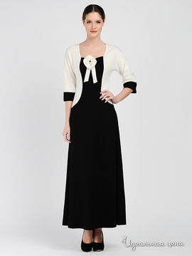 Платье Adzhedo женское, цвет белый / черный